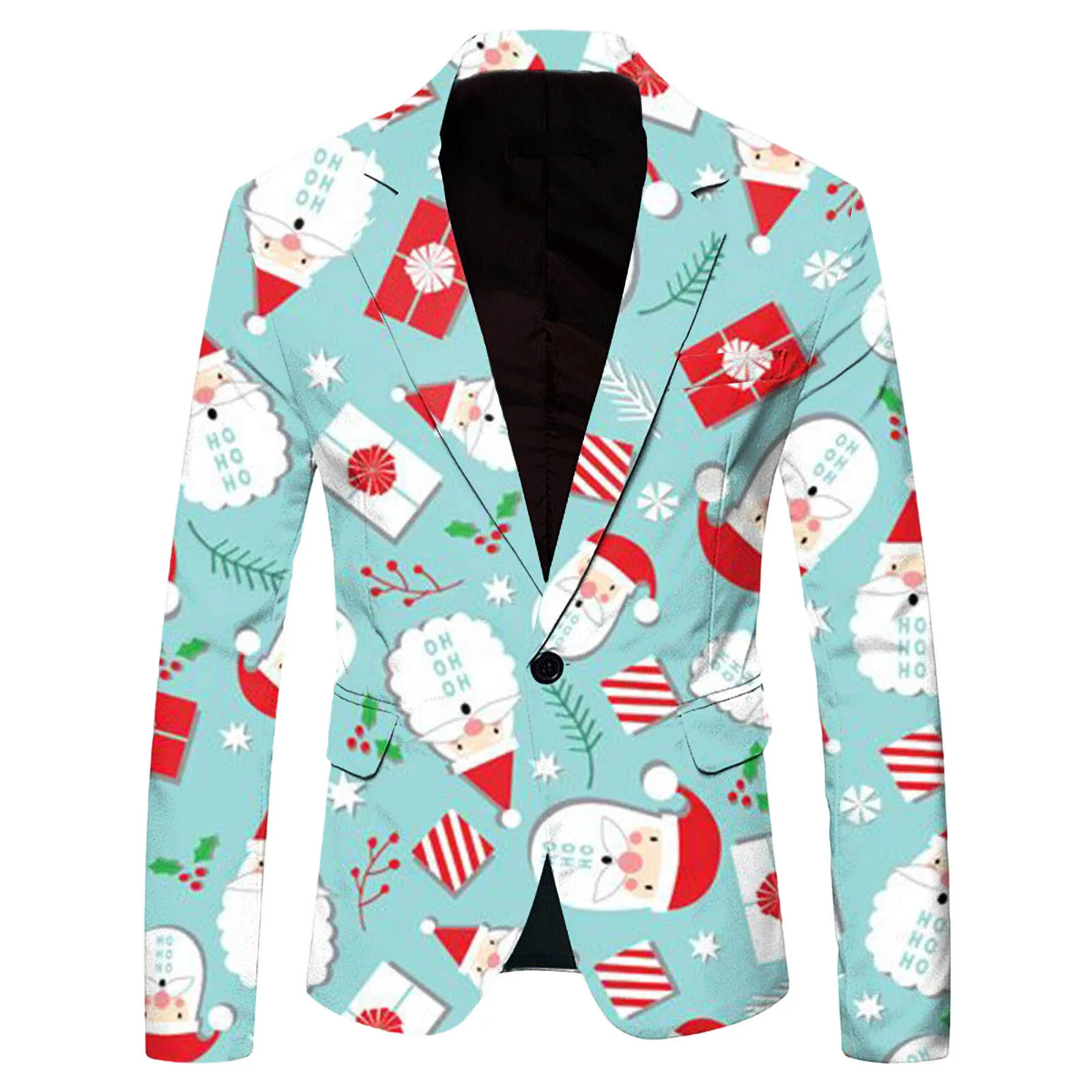 Man Suits Men Christmas Snowflake Santa Printed Pocket Lapel Button Suit Jacket Designer Track Suits Men Bubble Suit for Men
Man Suits Men Christmas Snowflake Santa Printed Pocket Lapel Button Suit Jacket Designer Track Suits Men Bubble Suit for Men