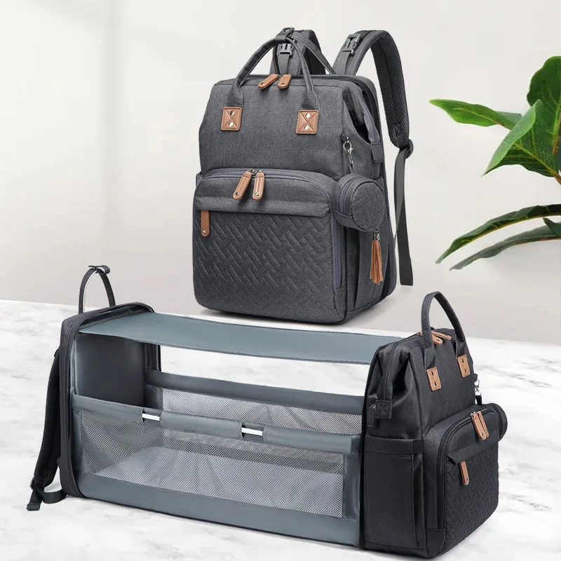 Folding Crib HOT Portable Mummy Bag Multifunctional Mother and Baby Bag Mother Bag Factory Direct Sales
Folding Crib HOT Portable Mummy Bag Multifunctional Mother and Baby Bag Mother Bag Factory Direct Sales
