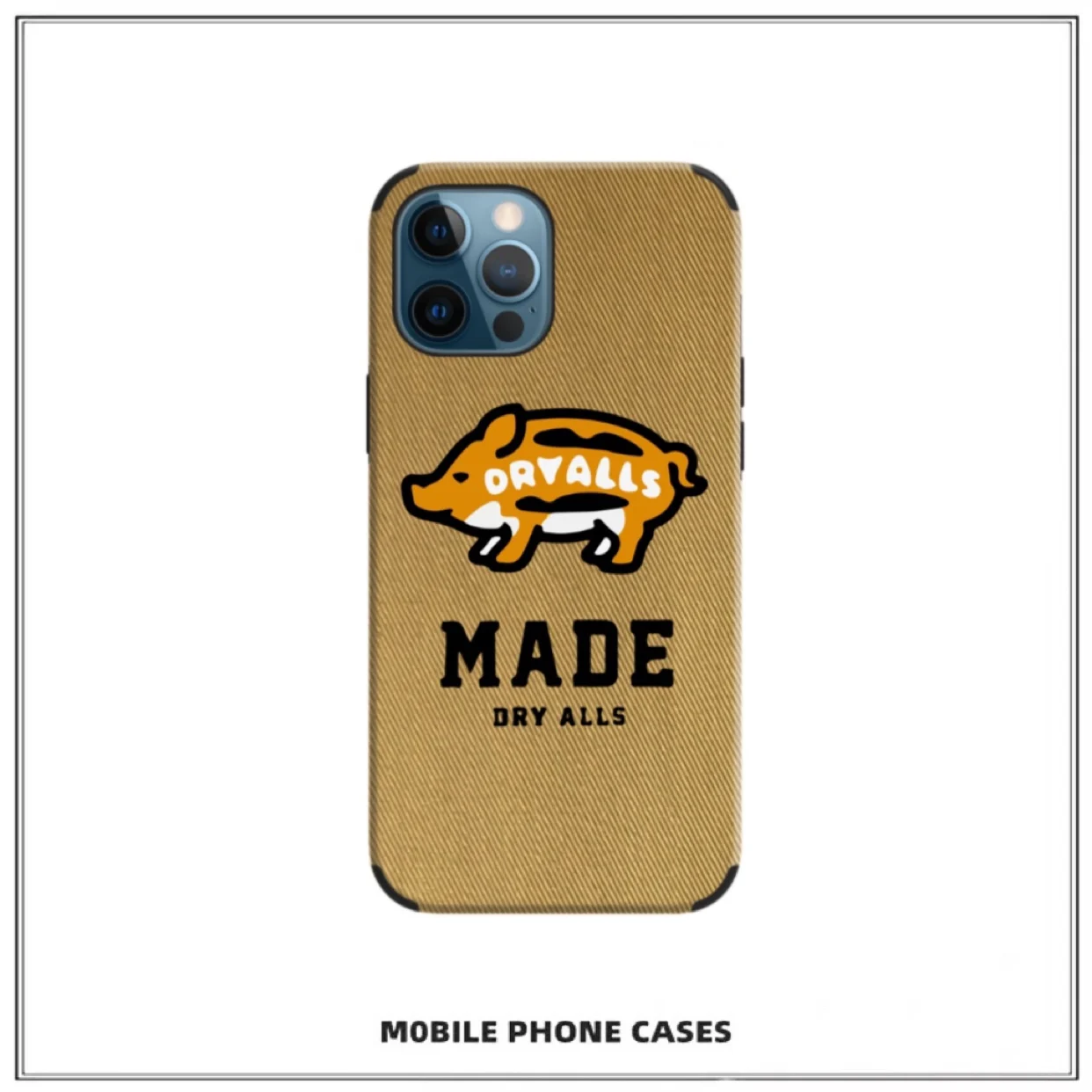 Human Made Khaki Pig pattern suitable for Apple iPhone14promax mobile phone case anti -fall protection cover
Human Made Khaki Pig pattern suitable for Apple iPhone14promax mobile phone case anti -fall protection cover