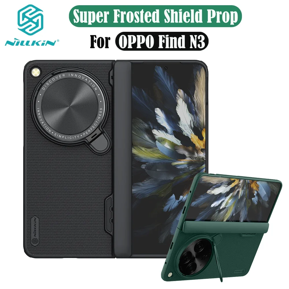 For OPPO Find N3 Case NILLKIN Frosted Shield Prop Camera Cover Flip-style Lens Phone Holder 180°Folding Cover For OPPO Find N3
For OPPO Find N3 Case NILLKIN Frosted Shield Prop Camera Cover Flip-style Lens Phone Holder 180°Folding Cover For OPPO Find N3