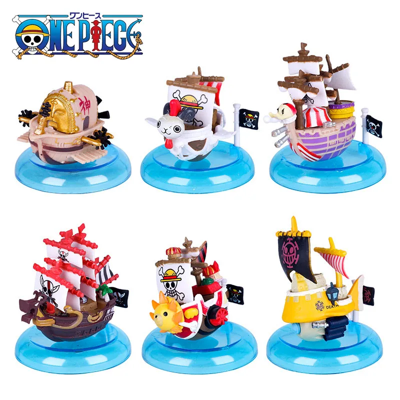 6pcs/set One Piece Pirate Ship Model Thousand Sunny Going Merry Action Figures PVC Toys Dolls Decoration Statue Collection Gifts
6pcs/set One Piece Pirate Ship Model Thousand Sunny Going Merry Action Figures PVC Toys Dolls Decoration Statue Collection Gifts