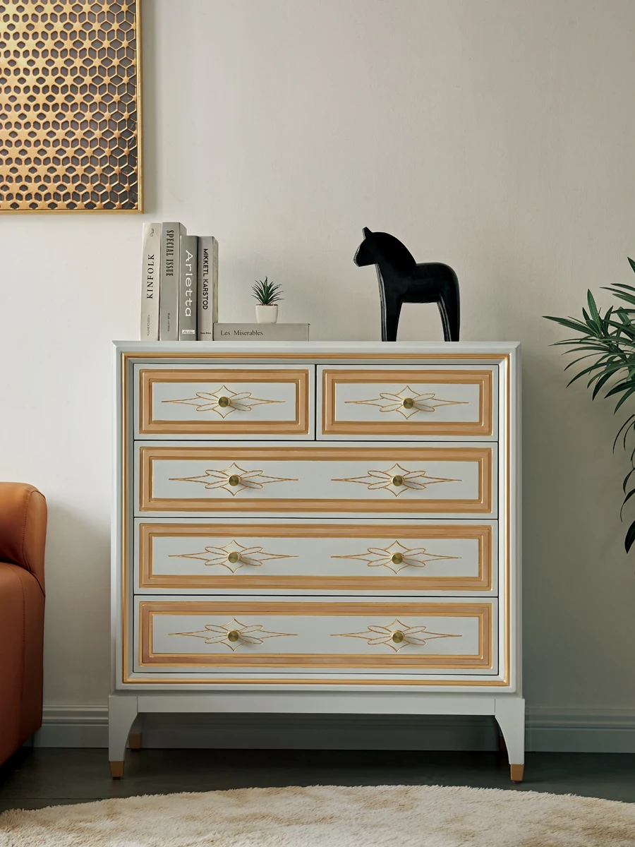 American Country Chest of Drawers Living Room Drawer Partition Storage Side Cabinet Chest of Drawers
American Country Chest of Drawers Living Room Drawer Partition Storage Side Cabinet Chest of Drawers