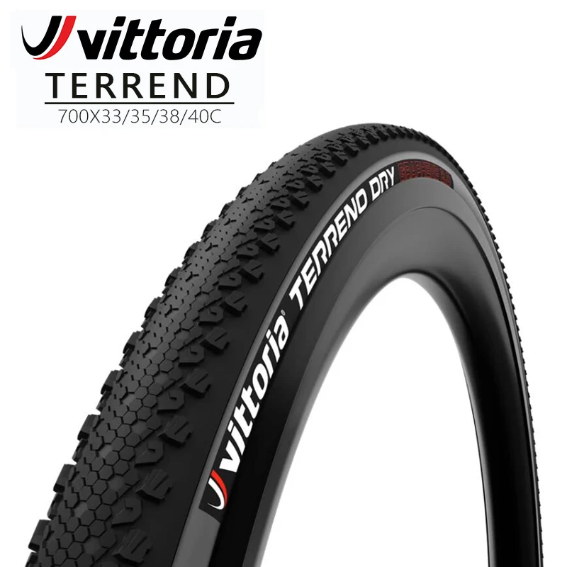 

Vittoria Terreno Dry Gravel Road Bike Tire 700x35/38/40C Black Edge Off-road Tire Stab-proof Ultralight Bicycle Tyre