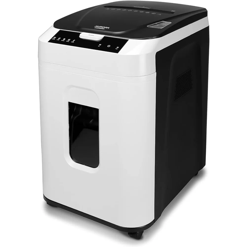 

NEW Aurora Commercial Grade 200-Sheet Auto Feed High Security Micro-Cut Paper Shredder/ 60 Minutes/Security Level P-5
