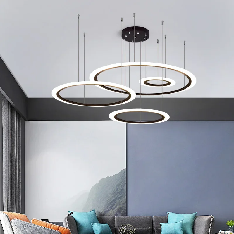Nordic minimalist living room chandelier, modern and atmospheric home restaurant, split style creative circle, circular hall
Nordic minimalist living room chandelier, modern and atmospheric home restaurant, split style creative circle, circular hall