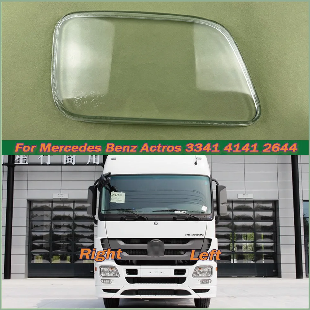 

For Mercedes Benz Actros 3341 4141 2644 Car Accessories Headlight Lens Cover Transparent Lampshade Headlamp Shell Plexiglass