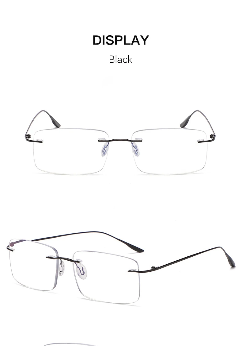 Men's Anti Blue Light Blocking Reading Glasses Cut Frameless Metal HD Lens Eyewear Women Prescription Presbyopic Glasses +400 67 Mallzona Sde851dad6145447293a8ae8fb51f4e7bI Men's Anti Blue Light Blocking Reading Glasses Cut Frameless Metal HD Lens Eyewear Women Prescription Presbyopic Glasses +400 Mallzona