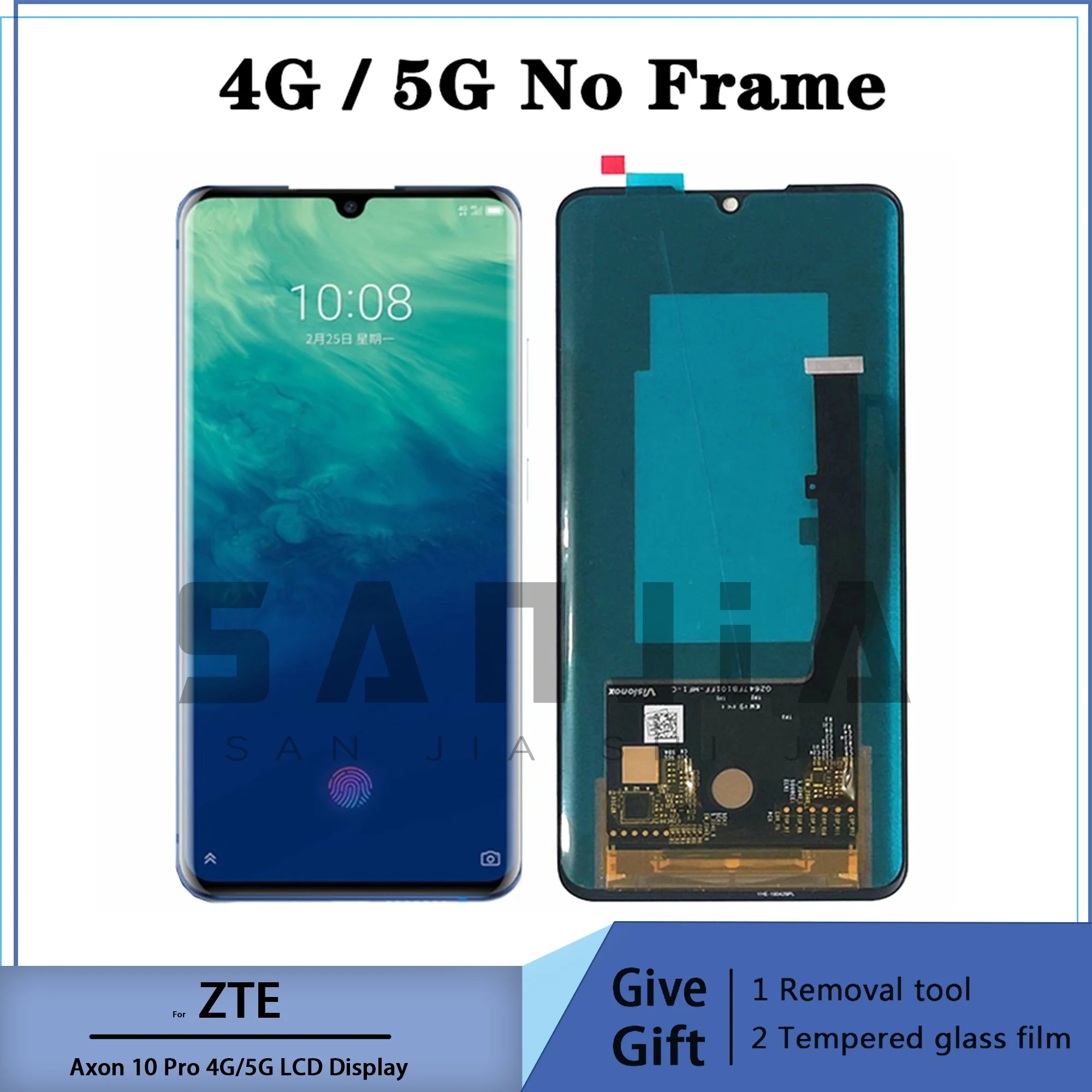 6.47" Original Screen Replacement for ZTE Axon 10 Pro, 10 Point Screen, Digitizer Mount, 4G, 5G, A10P3251, A10P3351, A2020
6.47" Original Screen Replacement for ZTE Axon 10 Pro, 10 Point Screen, Digitizer Mount, 4G, 5G, A10P3251, A10P3351, A2020
