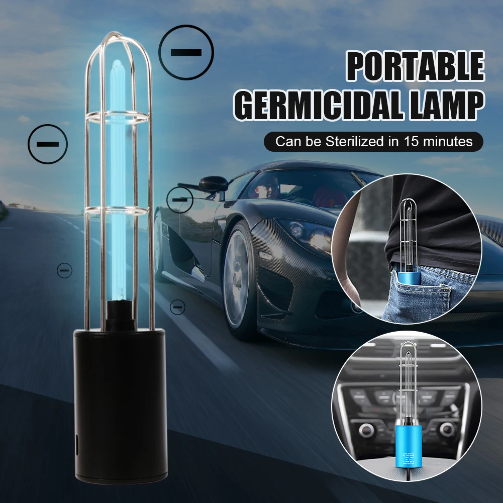 Rechargeable UV Sterilizer Light Home Car Ultraviolet Light Bulb UV Germicidal Lamp In Addition Mite Lights Sterilization Lamp
Rechargeable UV Sterilizer Light Home Car Ultraviolet Light Bulb UV Germicidal Lamp In Addition Mite Lights Sterilization Lamp