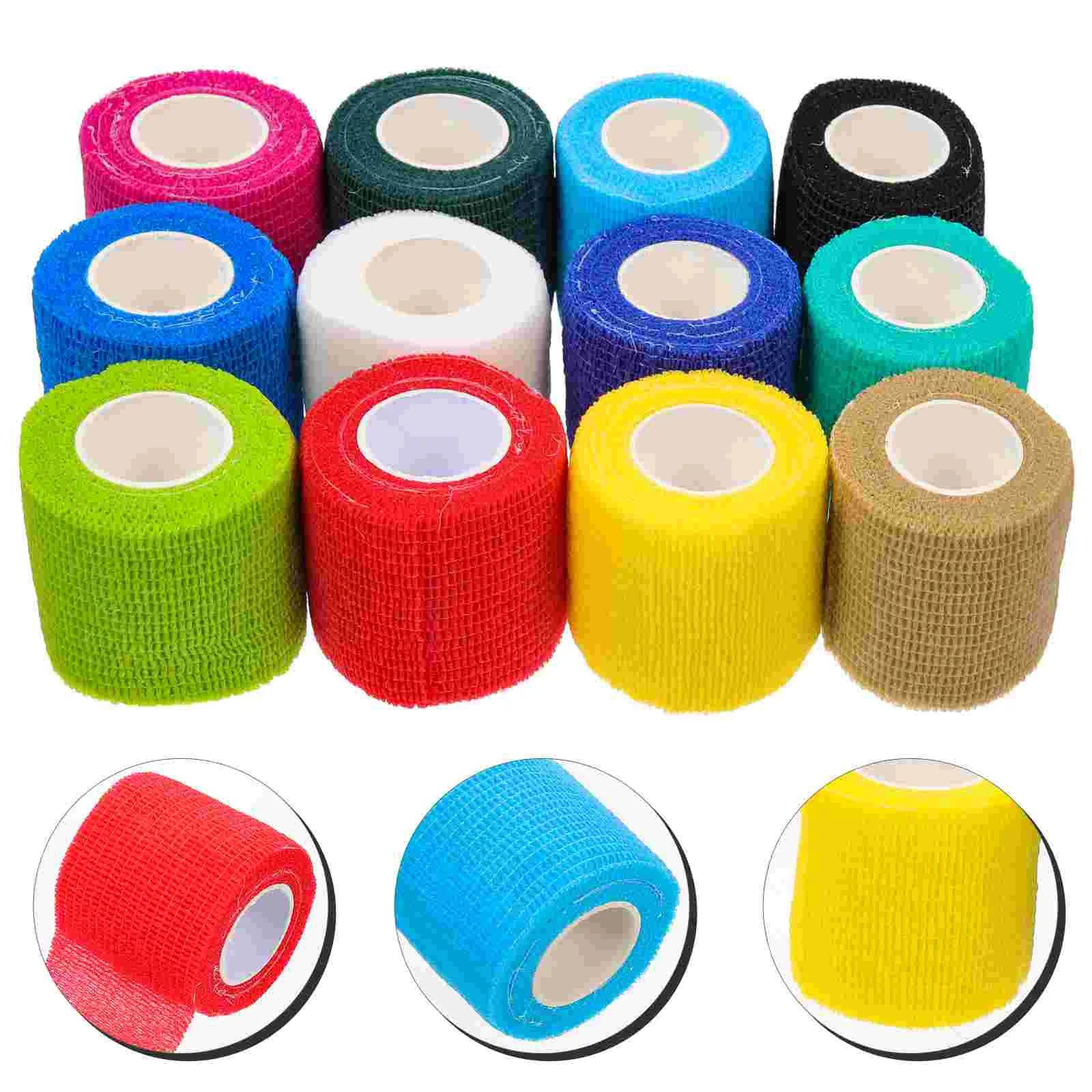 12 Rolls Sports Self-adhesive Tape Atheltic Horse Leg Wraps Non-woven Fabric Wound Bandage
12 Rolls Sports Self-adhesive Tape Atheltic Horse Leg Wraps Non-woven Fabric Wound Bandage