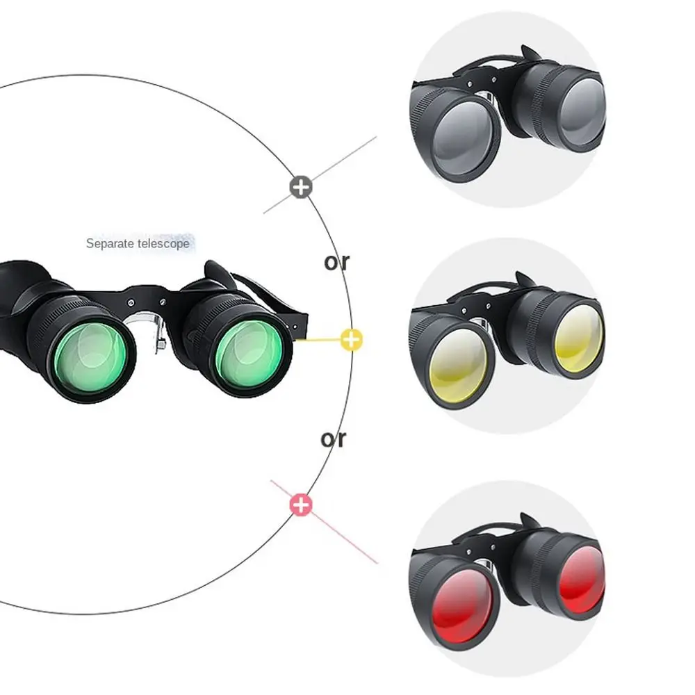High Definition Night Vision Binoculars Glasses Adjustable Focal Length Detachable Fishing Glasses Long Lasting Pressure-proof
High Definition Night Vision Binoculars Glasses Adjustable Focal Length Detachable Fishing Glasses Long Lasting Pressure-proof