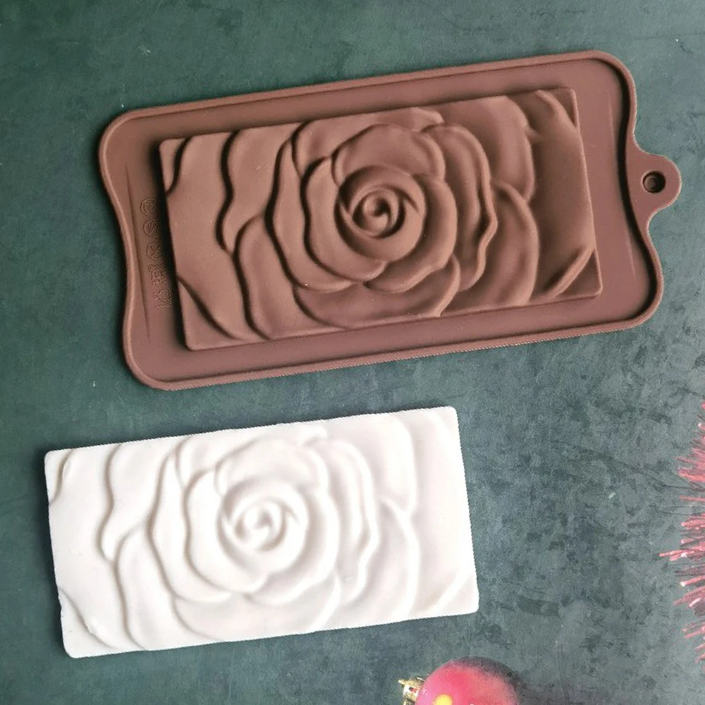 Valentine's Day Rose Flower Chocolate Bar Mold Cake Silicone Cookie Cupcake Molds Soap Mould DIY Rectangle Square Chocolate mold
Valentine's Day Rose Flower Chocolate Bar Mold Cake Silicone Cookie Cupcake Molds Soap Mould DIY Rectangle Square Chocolate mold