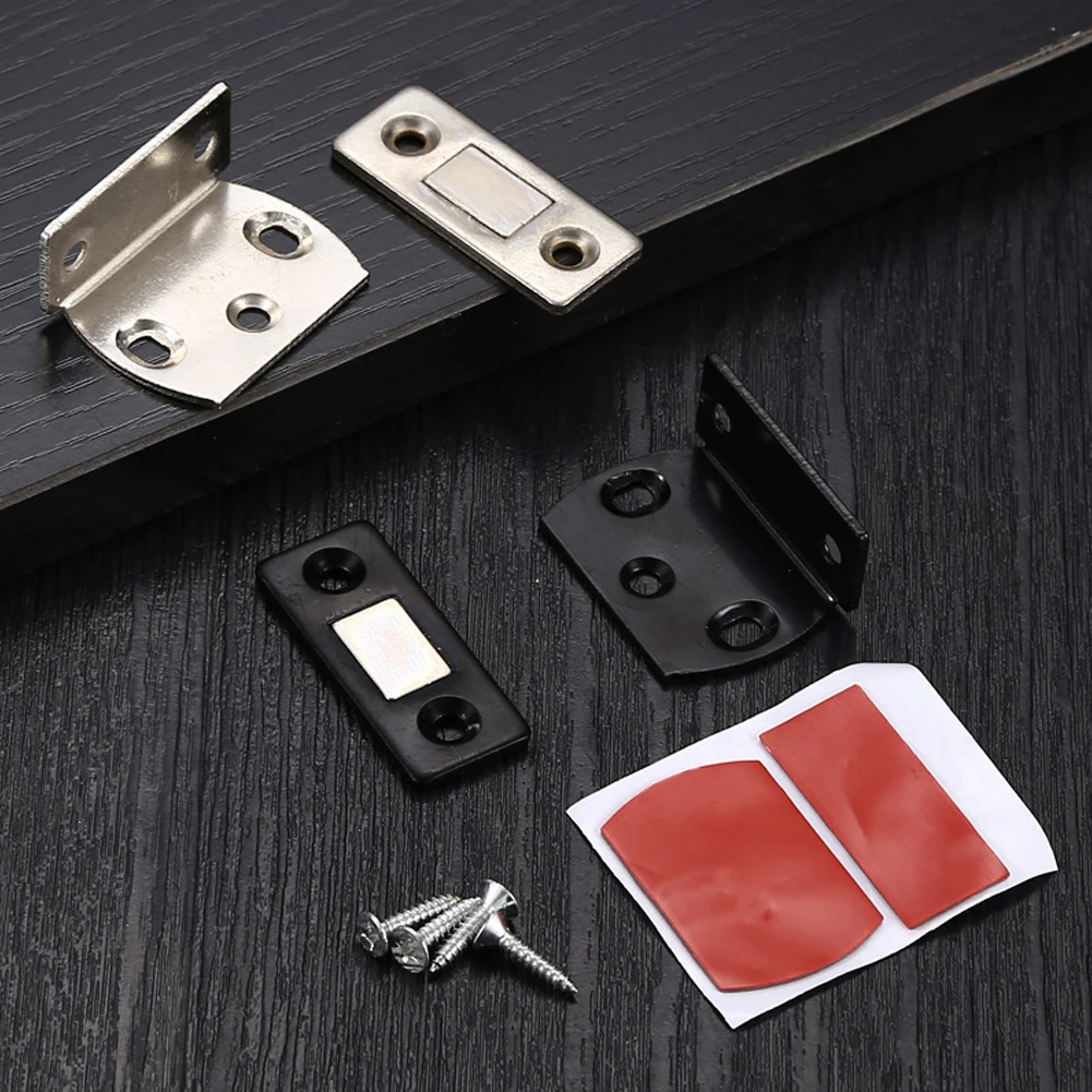 Hight Quality DIY Cabinet Catches Latch Drawers Silver/Black Cupboard Closer Drilling-free For Closet Cupboard
Hight Quality DIY Cabinet Catches Latch Drawers Silver/Black Cupboard Closer Drilling-free For Closet Cupboard