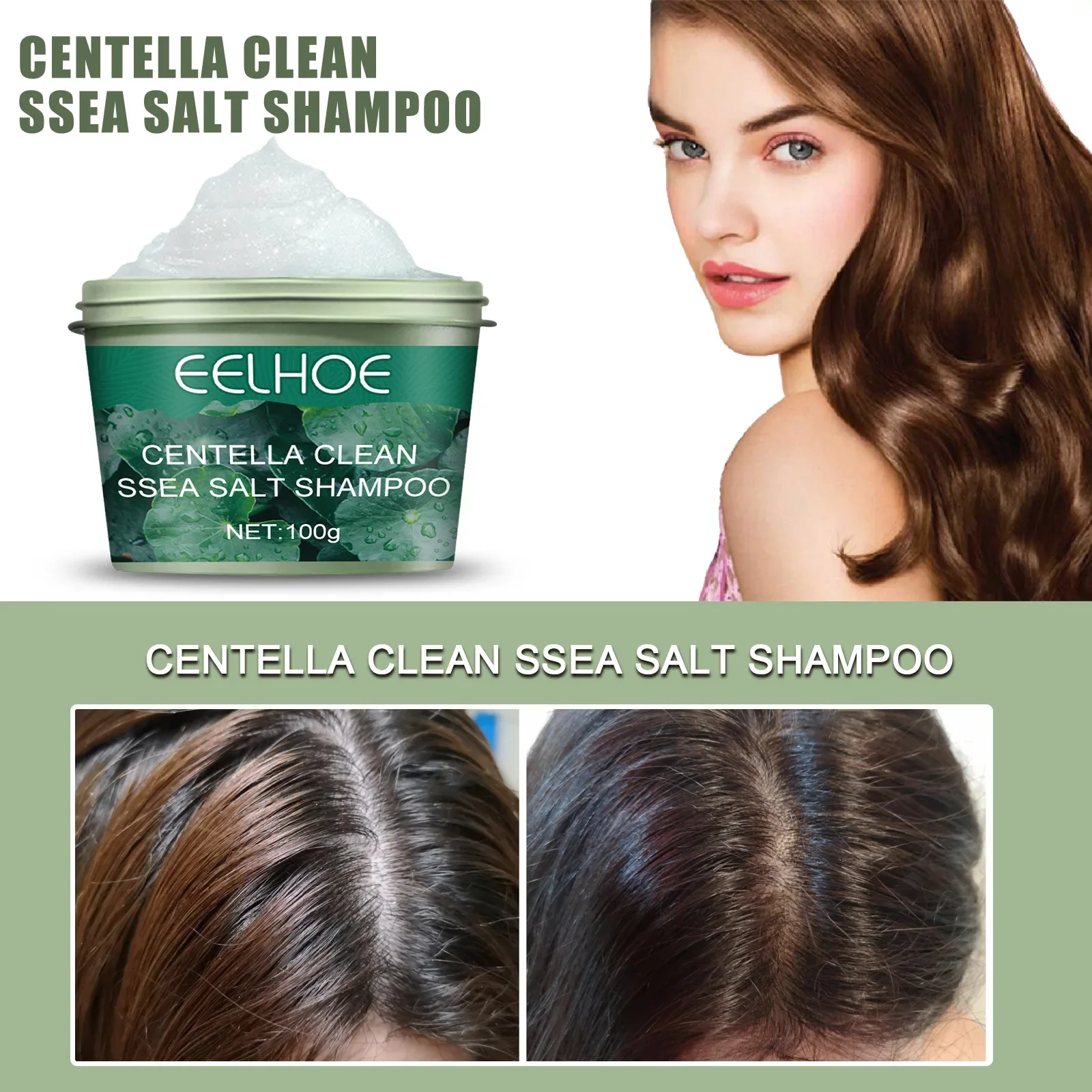 

Sdottor New Centella Asia ca натуральный шампунь с морской солью лечение волос против перхоти скраб против зуда массаж кожи головы шампунь для волос S