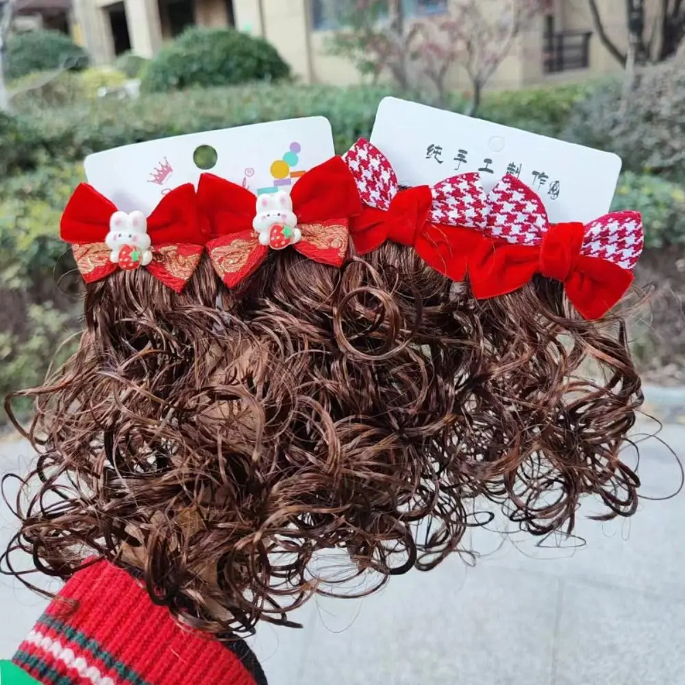 Headwear Daily Fluffy Party Red Hair Extension Children's Bow Wig Baby Wig Hairpin Hair Accessories Bowknot Hairclip
Headwear Daily Fluffy Party Red Hair Extension Children's Bow Wig Baby Wig Hairpin Hair Accessories Bowknot Hairclip
