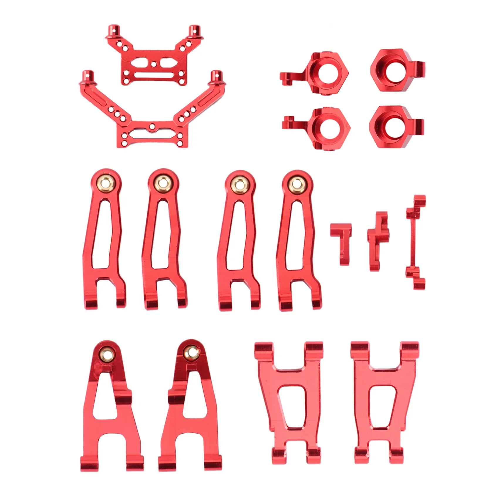 

Metal Upgrade Parts Kit Swing Arm for SG 1603 SG 1604 SG1603 SG1604 UDIRC UD1601 UD1602 1/16 RC Car Accessories,Red
