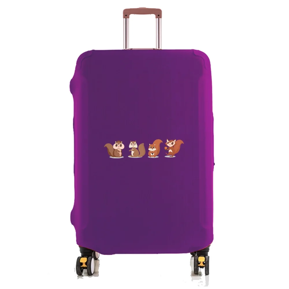 Suitcase Elastic Dust Cover Luggage Cover for 18~28 Inch Purple Travel Password Box Trolley Case Protective Cover Cartoon Print Suitcase Elastic Dust Cover Luggage Cover for 18~28 Inch Purple Travel Password Box Trolley Case Protective Cover Cartoon Print