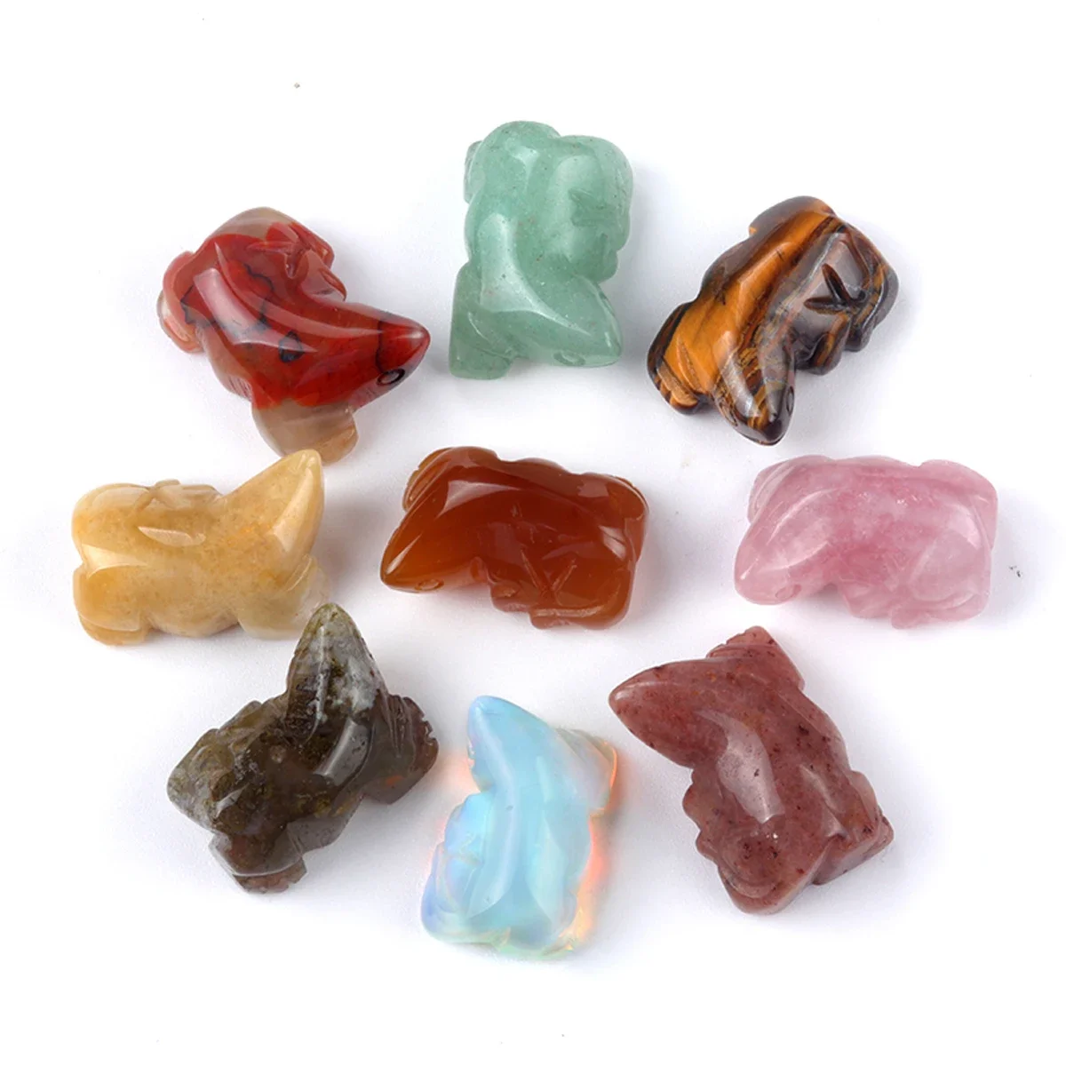2 PCS Lizard Animal Shaped Natural Tiger Eye Stone Clear Quartz Rose Quartz Agate Jade Green Aventurine Viewing Ornament Gift
2 PCS Lizard Animal Shaped Natural Tiger Eye Stone Clear Quartz Rose Quartz Agate Jade Green Aventurine Viewing Ornament Gift