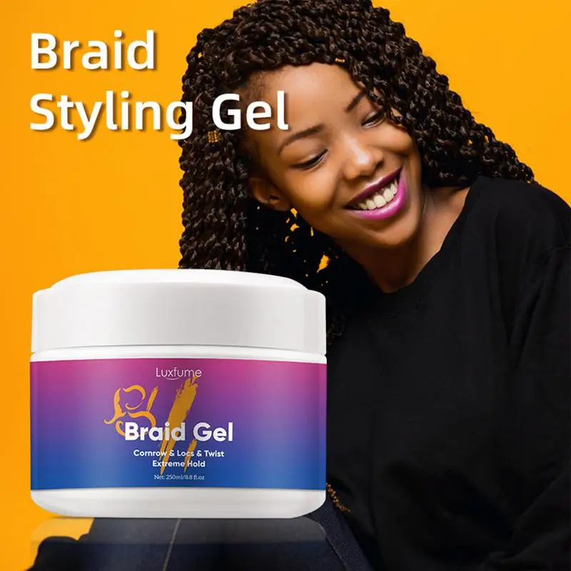 250ml Braid Styling Gel Shining And Conditioning Hair Gel Hair Styling Gel For Black Women Hair Braiding Extra Hold
250ml Braid Styling Gel Shining And Conditioning Hair Gel Hair Styling Gel For Black Women Hair Braiding Extra Hold