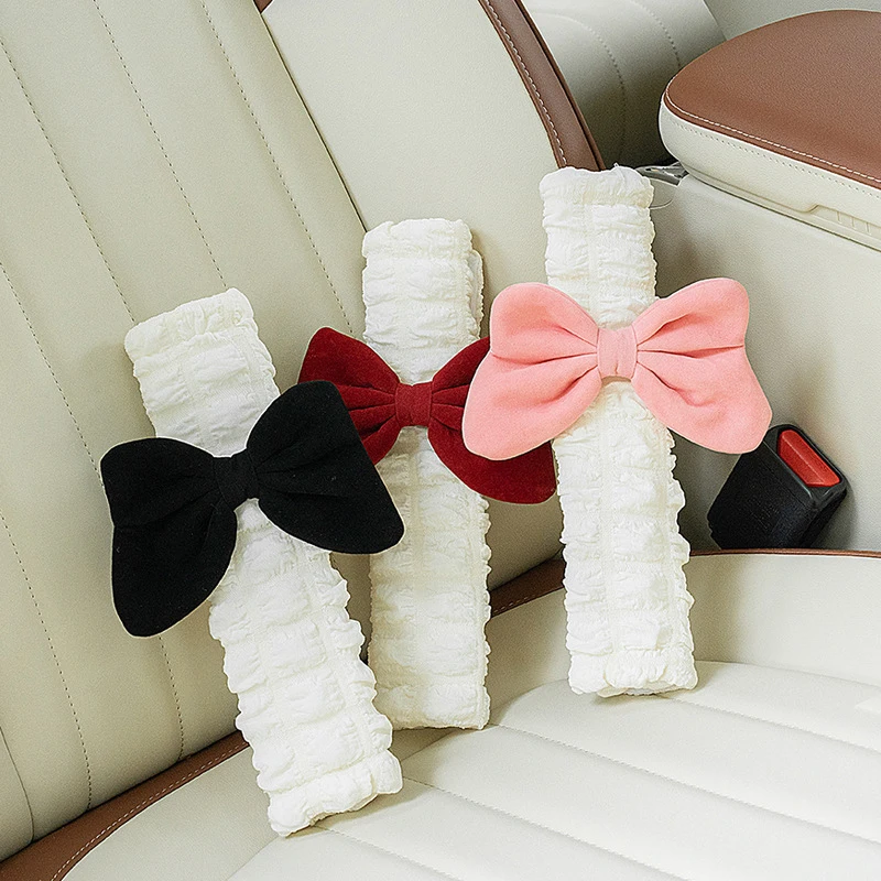 Cute Bow Seat Belt Shoulder Cover Extended General Purpose Elegant Goddess Car Interior Decorations Safety Belt Protective Cover
Cute Bow Seat Belt Shoulder Cover Extended General Purpose Elegant Goddess Car Interior Decorations Safety Belt Protective Cover
