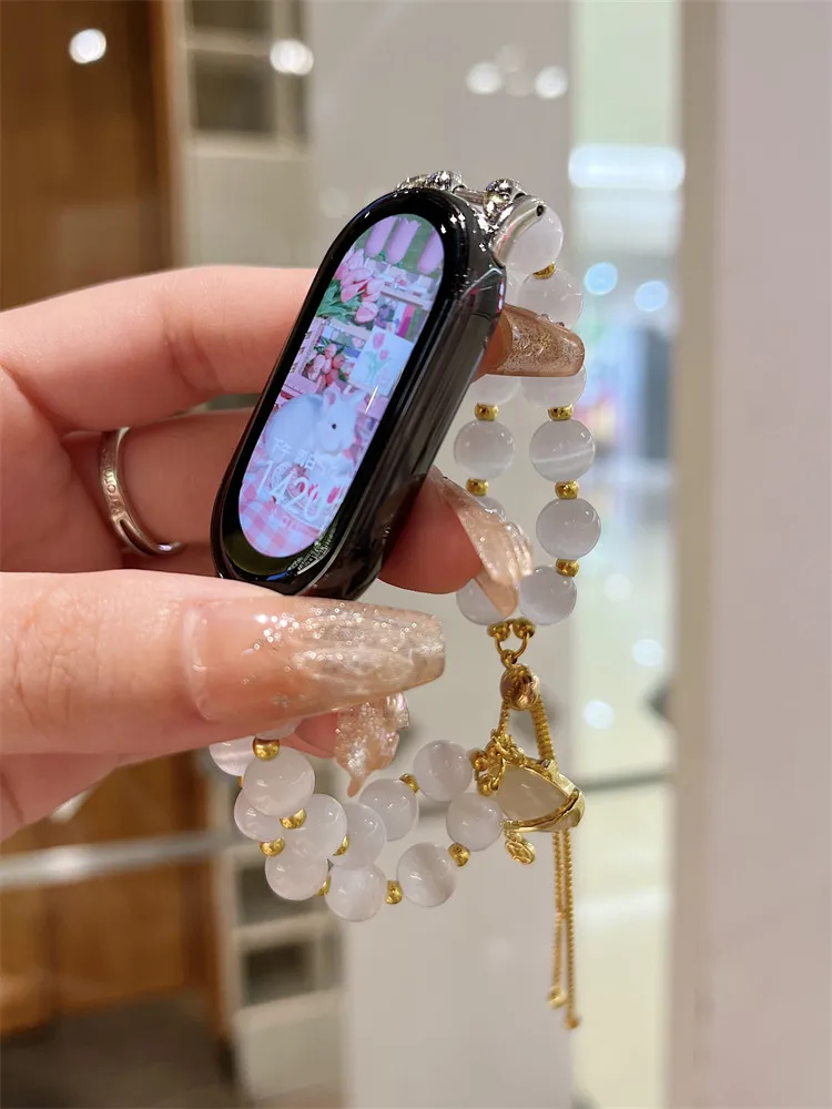 Pearl Bracelet Strap for Xiaomi Mi Band 8 Women Jewelry Chain Wristband for Mi Band 7 6 5 4 3 Replacement Smartwatch Accessories
Pearl Bracelet Strap for Xiaomi Mi Band 8 Women Jewelry Chain Wristband for Mi Band 7 6 5 4 3 Replacement Smartwatch Accessories
