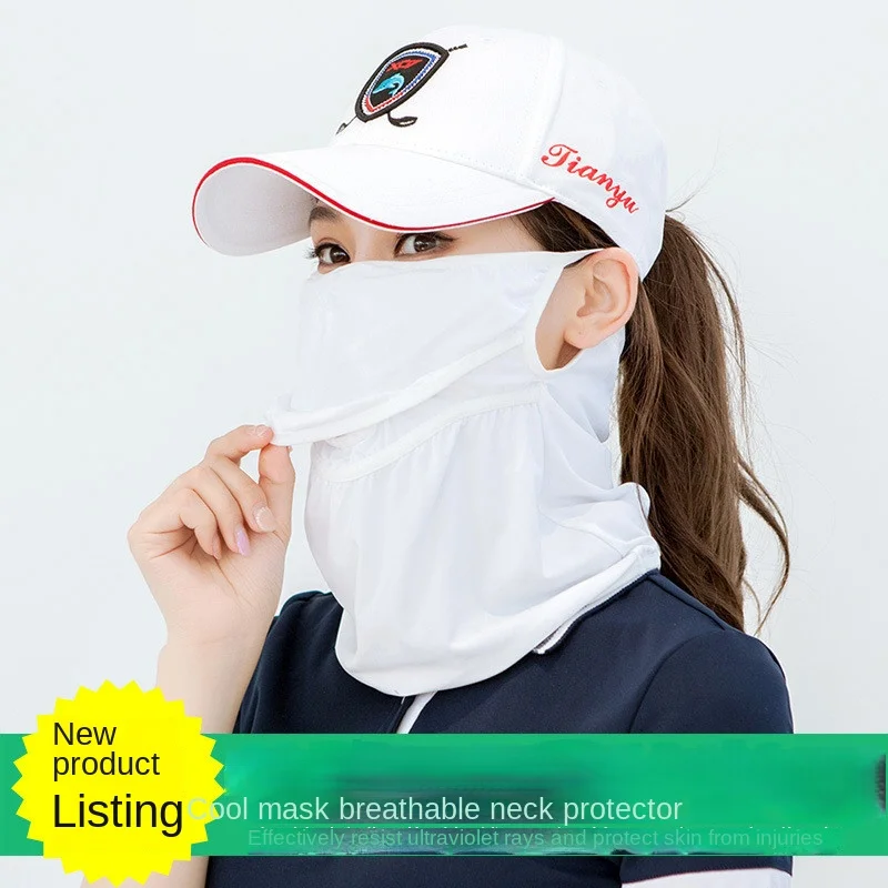 Golf Sunscreen Mask Face Mask Ice Silk Sunscreen Mask Female Scarf Cove Outdoor Sports Breathable Thin Summer
Golf Sunscreen Mask Face Mask Ice Silk Sunscreen Mask Female Scarf Cove Outdoor Sports Breathable Thin Summer
