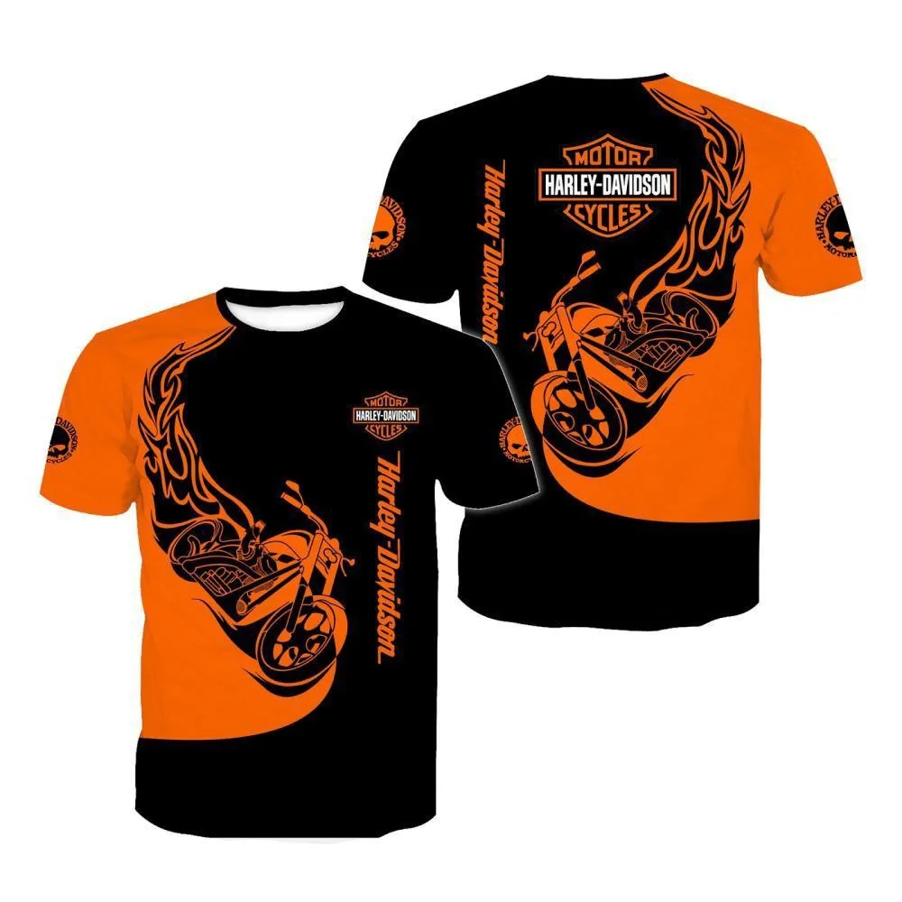 For Harley Davidson Motorcycle Racing 3D Printed Men's T-shirt Drying Clothing Loose Sportswear Oversized Casual Short Sleeve For Harley Davidson Motorcycle Racing 3D Printed Men's T-shirt Drying Clothing Loose Sportswear Oversized Casual Short Sleeve