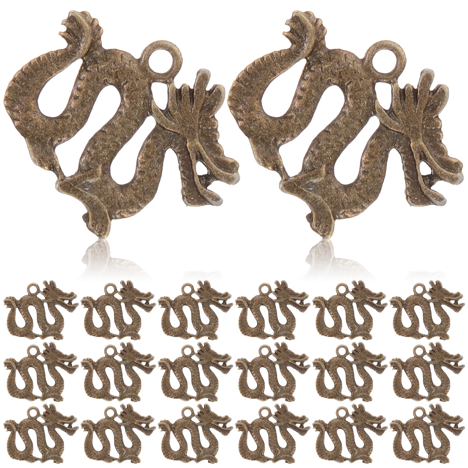 20pcs Dragon Necklaces Dragon Pendant Necklace Dragon Charm Neck Jewelry for Men and Women
20pcs Dragon Necklaces Dragon Pendant Necklace Dragon Charm Neck Jewelry for Men and Women