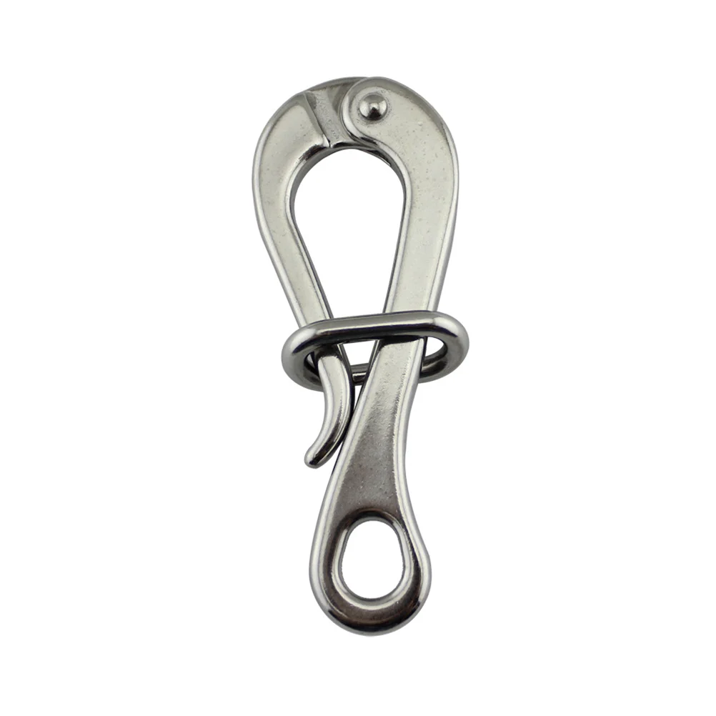 Stainless Steel Quick Release Hook Durable Goose Head Quick Hook Practical Carabiner Buckle for Lifeboat Life
Stainless Steel Quick Release Hook Durable Goose Head Quick Hook Practical Carabiner Buckle for Lifeboat Life