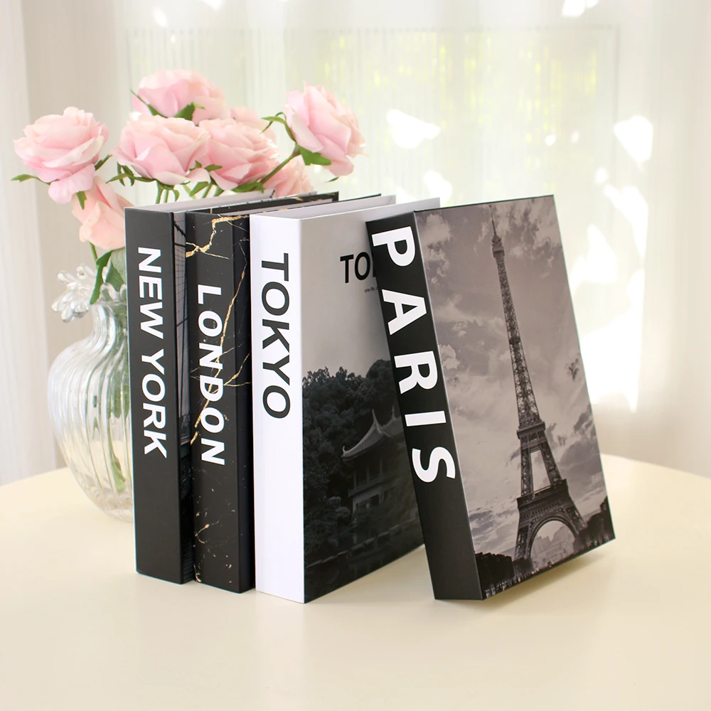 Simple Fake Books for Decoration Coffee Table Modern Home Decoration Book Box Remote Control Storage Box Paris London New York
Simple Fake Books for Decoration Coffee Table Modern Home Decoration Book Box Remote Control Storage Box Paris London New York