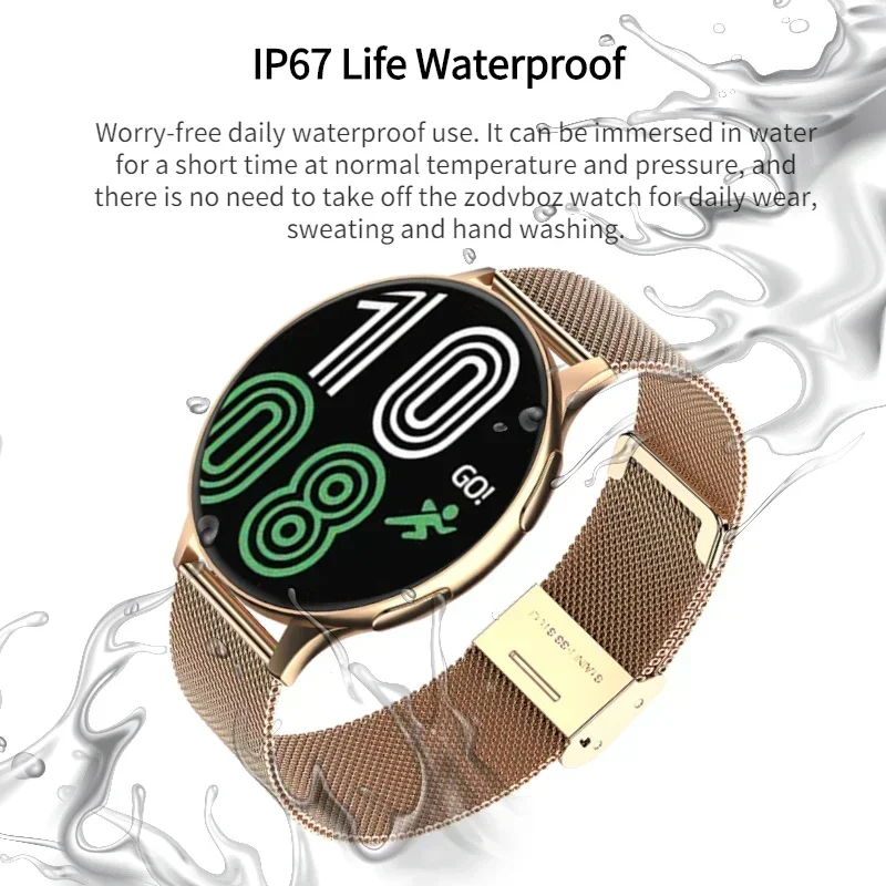 

2024 Fashion New Heart Rate Tracker Smart Watch Smartwatch Bluetooth Calls Watches Men Women 100+Sports Fitness Bracelet Calorie