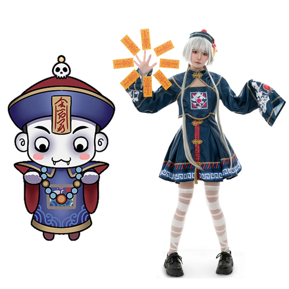 Halloween Party Costumes for Women Chinese Zombie Cosplay Vintage Embroidered Vampire Dress Horror Movie Performance Clothing
Halloween Party Costumes for Women Chinese Zombie Cosplay Vintage Embroidered Vampire Dress Horror Movie Performance Clothing