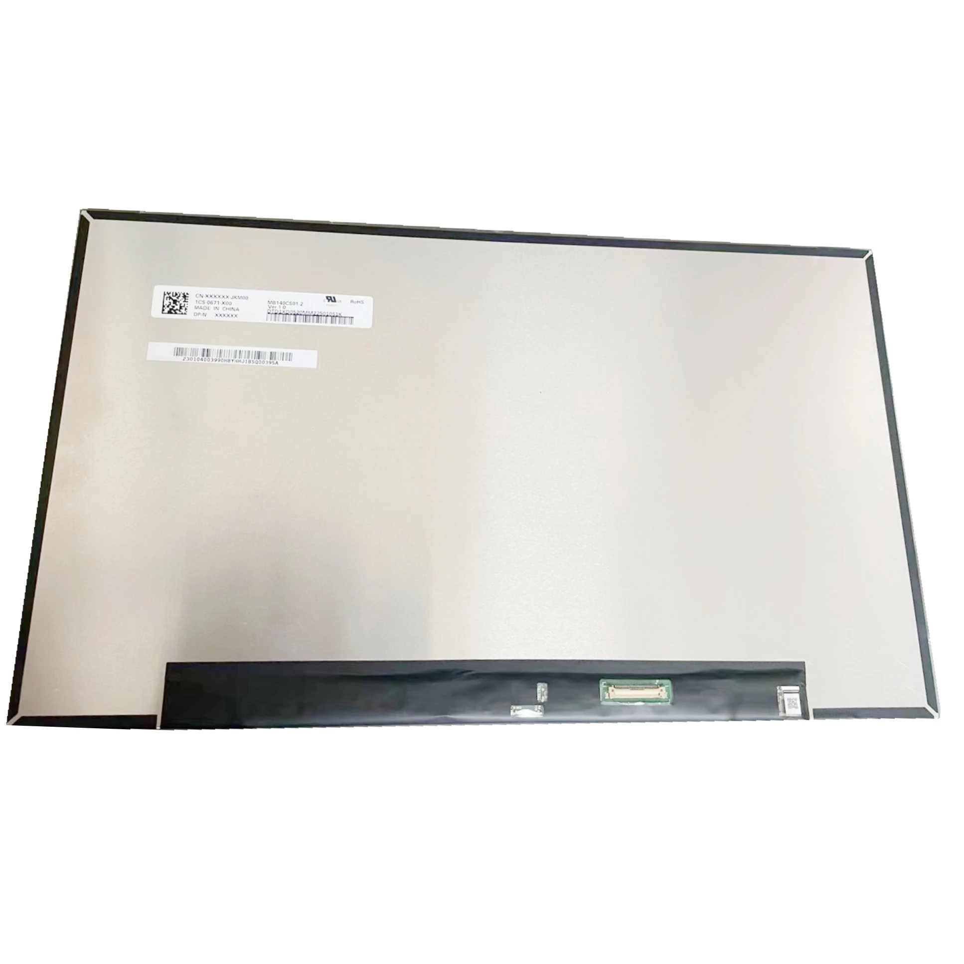 MB140CS01-2 14,0 ''ЖК-экран для ноутбука, панель дисплея 1920*1080 EDP, 30 контактов
MB140CS01-2 14,0 ''ЖК-экран для ноутбука, панель дисплея 1920*1080 EDP, 30 контактов