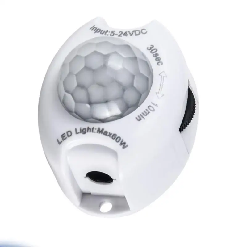 Motion Sensor DC 5V 12V Light Switch Movement Detector Activated Timer Automatic PIR Motion Sensor LED Strip Light Module
Motion Sensor DC 5V 12V Light Switch Movement Detector Activated Timer Automatic PIR Motion Sensor LED Strip Light Module