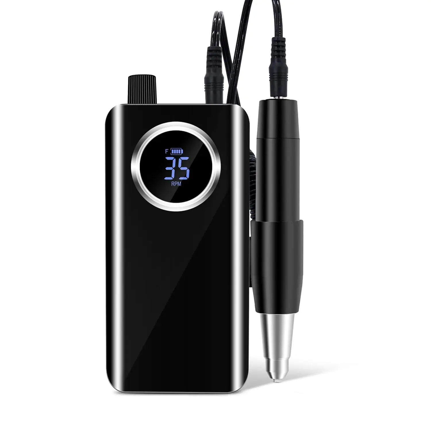 Rechargeable 35000 RPM Nail Drill Machine, Professional E File Machine for Manicure - Black
Rechargeable 35000 RPM Nail Drill Machine, Professional E File Machine for Manicure - Black