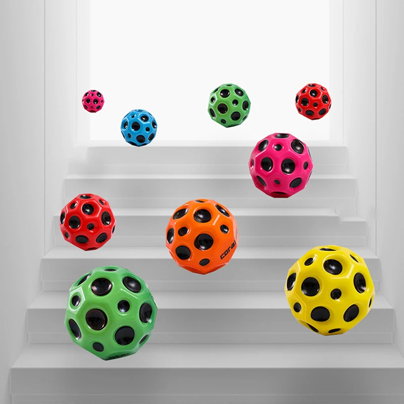 Useful Hole Ball Soft Bouncy Ball Anti-fall Moon Shape Porous Bouncy Ball Kids Indoor Toy Ergonomic Design
Useful Hole Ball Soft Bouncy Ball Anti-fall Moon Shape Porous Bouncy Ball Kids Indoor Toy Ergonomic Design