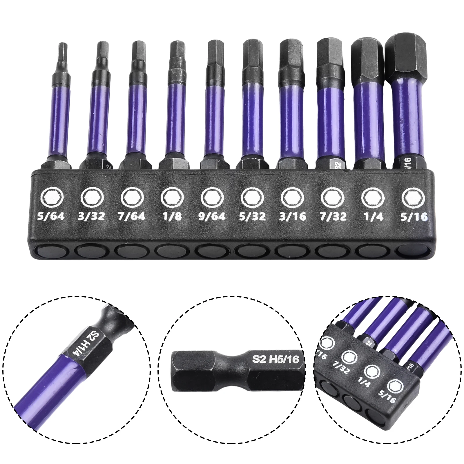 Magnetic Screwdriver Bit Set with Durable Construction Suitable for Electric Screwdrivers and Hand Drills 10Pcs
Magnetic Screwdriver Bit Set with Durable Construction Suitable for Electric Screwdrivers and Hand Drills 10Pcs