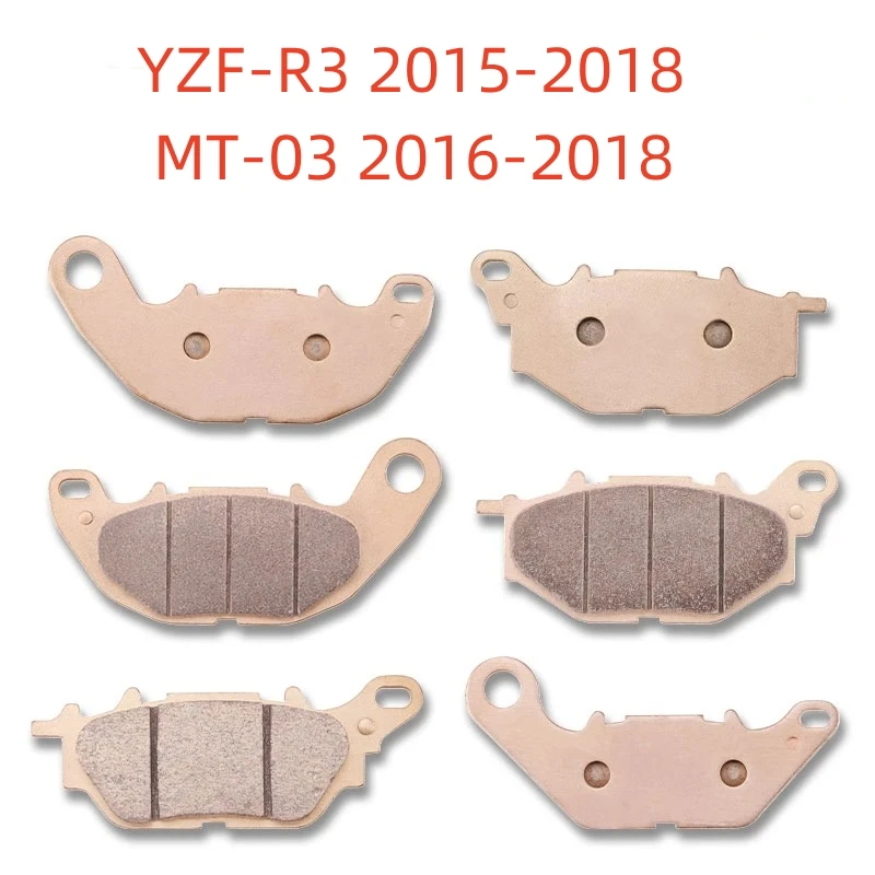 Motorcycle Brake Pads For YAMAHA YZF-R3 YZFR3 2015 2016 2017 2018 MT-03 MT03 2016 2017 2018
Motorcycle Brake Pads For YAMAHA YZF-R3 YZFR3 2015 2016 2017 2018 MT-03 MT03 2016 2017 2018