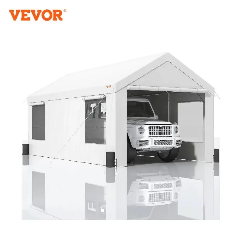 VEVOR навес для автомобиля 10 х2/0 футов/12 х20 футов, сверхпрочный автомобильный навес, Водонепроницаемый Гараж со свернутыми вентилируемыми окнами и съемными боковыми стенками
VEVOR навес для автомобиля 10 х2/0 футов/12 х20 футов, сверхпрочный автомобильный навес, Водонепроницаемый Гараж со свернутыми вентилируемыми окнами и съемными боковыми стенками