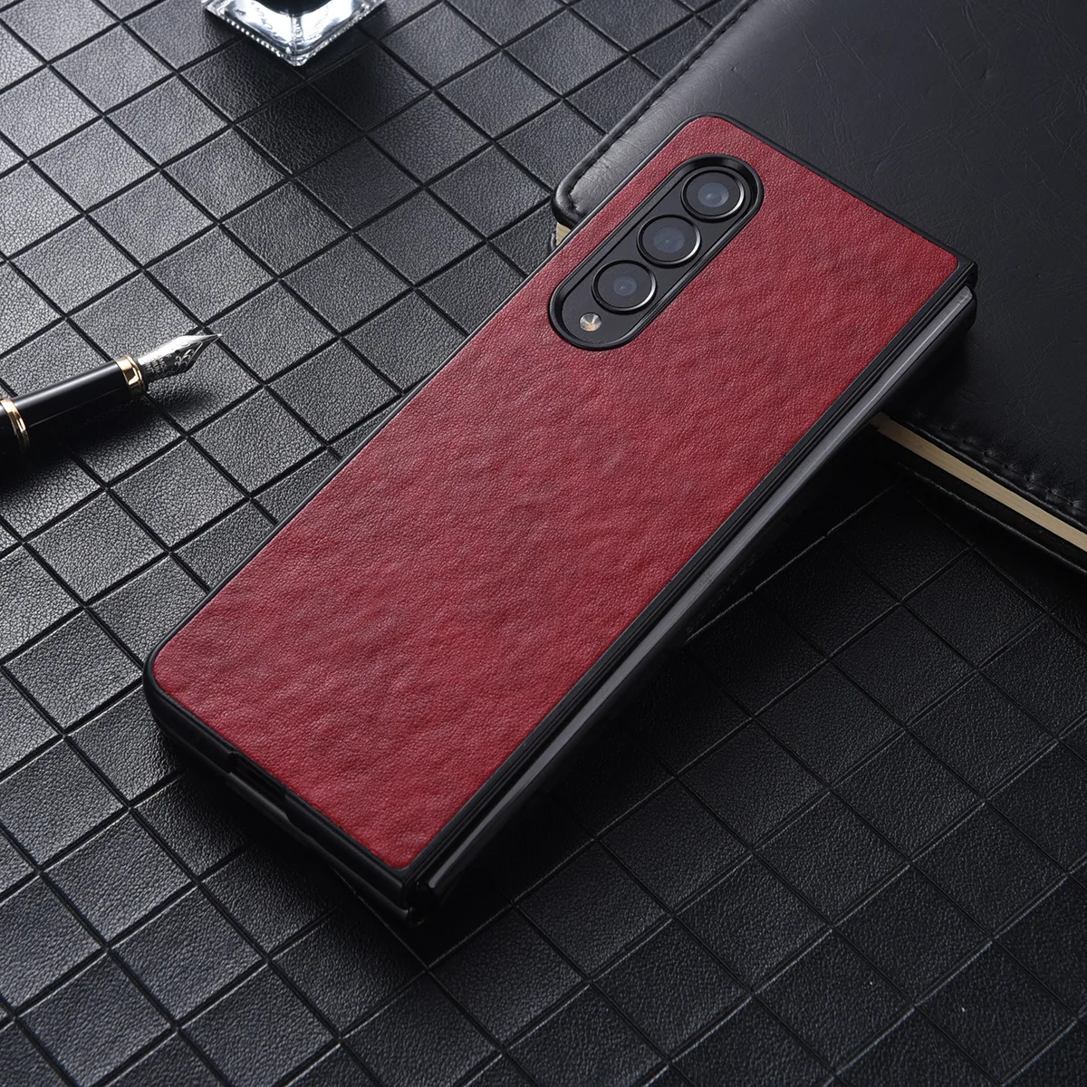 For Samsung Galaxy Z Fold 4 Case PU Leather Protective Cover Crazy Horse Pattern
For Samsung Galaxy Z Fold 4 Case PU Leather Protective Cover Crazy Horse Pattern