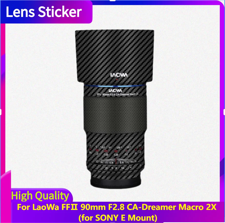 Для LaoWa FFⅡ 90 мм F2.8 CA-Dreamer Macro 2X для SONY E Mount наклейка на рассеиватель Защитная пленка для защиты от царапин
Для LaoWa FFⅡ 90 мм F2.8 CA-Dreamer Macro 2X для SONY E Mount наклейка на рассеиватель Защитная пленка для защиты от царапин
