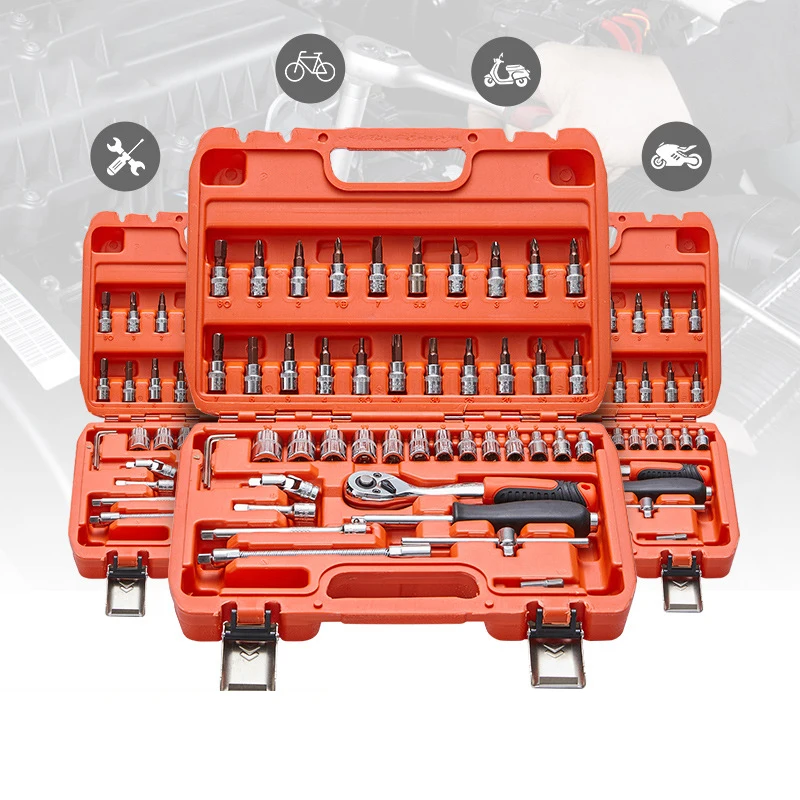 46pcs Ratchet Wrench Complete Kit Tools for Mechanic Socket Wrenches Set Multifunctional Universal Key Spanner Work Hand Tools
46pcs Ratchet Wrench Complete Kit Tools for Mechanic Socket Wrenches Set Multifunctional Universal Key Spanner Work Hand Tools