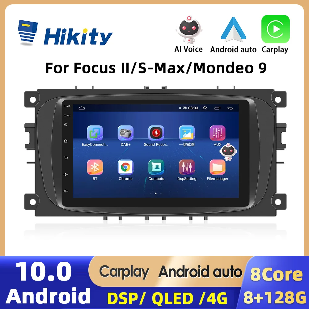 Hikity Android Car Radio For Ford Focus II Galaxy S-Max Kuga Mondeo Carplay Multimedia Video Player GPS 2din Autoradio Stereo
Hikity Android Car Radio For Ford Focus II Galaxy S-Max Kuga Mondeo Carplay Multimedia Video Player GPS 2din Autoradio Stereo
