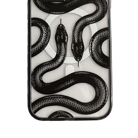 

Snake MagSafe Phone Case Cover for IPhone 11 12 13 14 15 Pro Max Case for IPhone 15 Pro Max