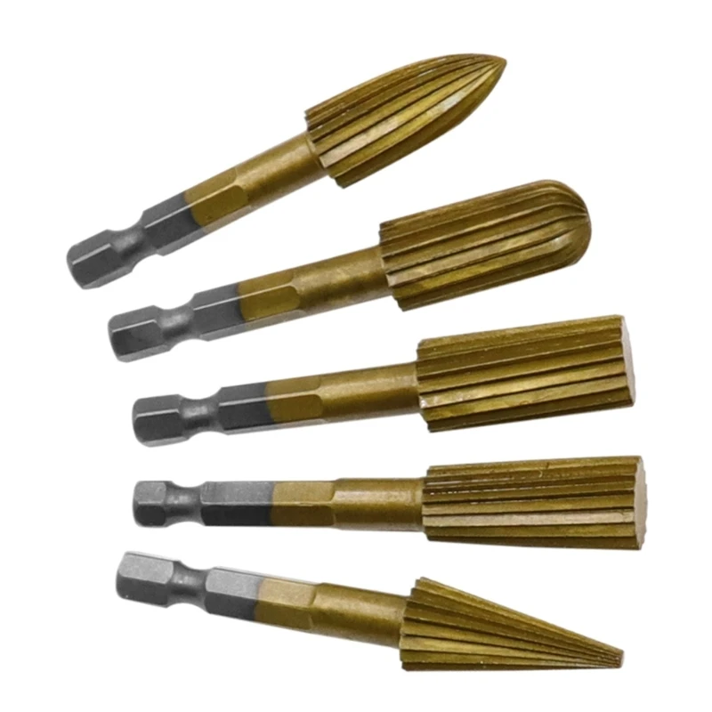 5pcs Carbide Rotary Burr Set High Speed Steel Rotary Files Set for Woodworking Drilling Metal Carving Die Grinder Bits
5pcs Carbide Rotary Burr Set High Speed Steel Rotary Files Set for Woodworking Drilling Metal Carving Die Grinder Bits