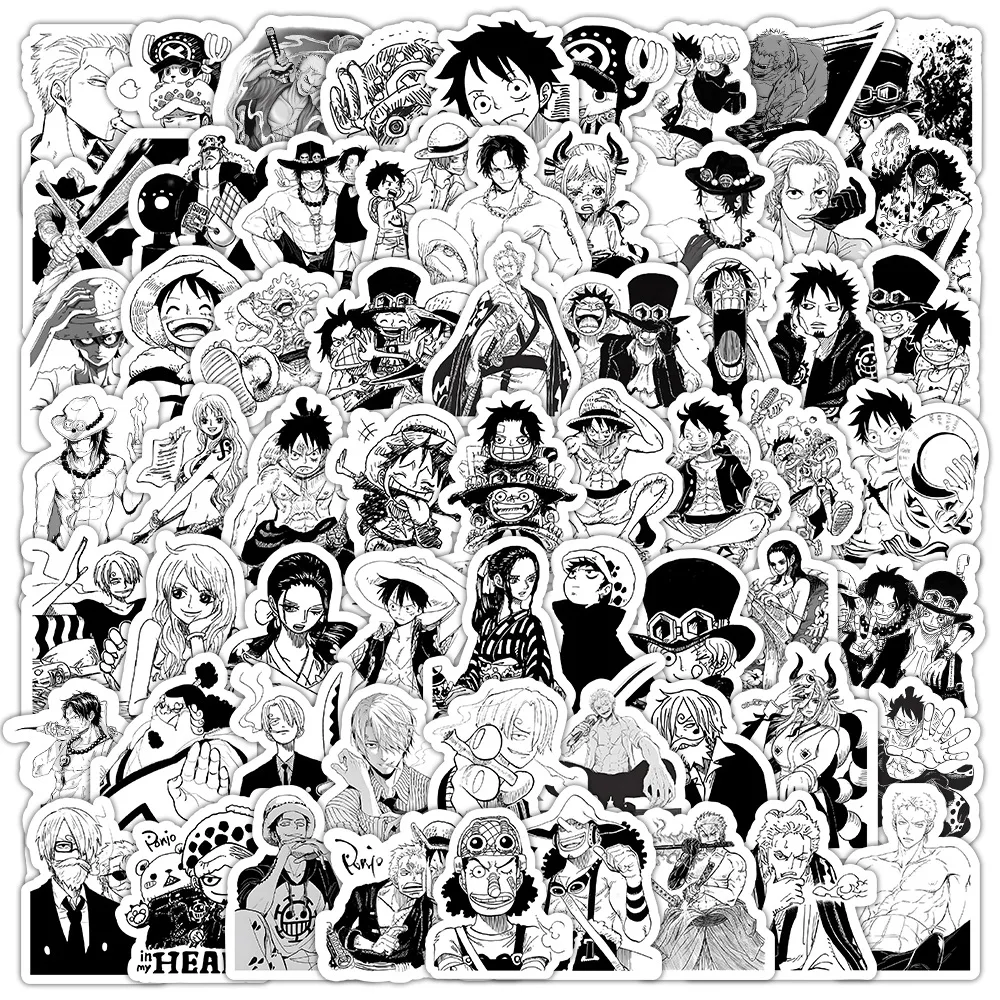 100PCS Black White One Piece Anime Stickers DIY Suitcase Fridge Phone Laptop Guitar Car Graffiti Cool Decal Kid Sticker
100PCS Black White One Piece Anime Stickers DIY Suitcase Fridge Phone Laptop Guitar Car Graffiti Cool Decal Kid Sticker