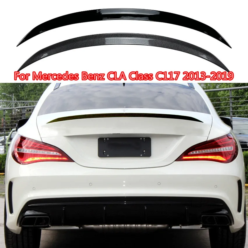 For Mercedes Benz CLA Class C117 CLA200 CLA260 CLA45 AMG 2013-2019 Car Rear Wing Tail Spoiler Carbon/Black Car Accessories
For Mercedes Benz CLA Class C117 CLA200 CLA260 CLA45 AMG 2013-2019 Car Rear Wing Tail Spoiler Carbon/Black Car Accessories