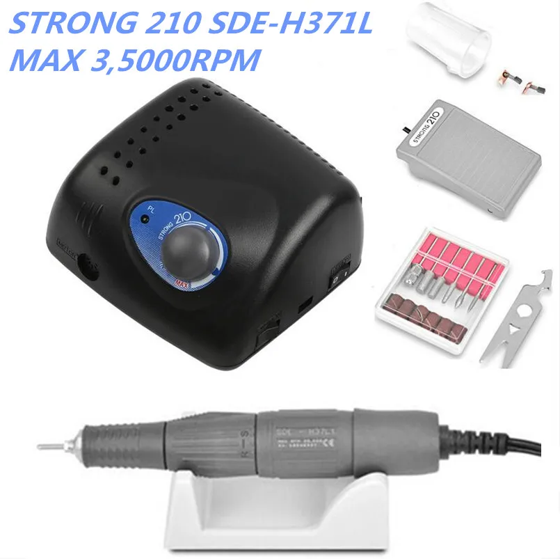 65W Strong 210 SDE-H37L1 Brushless Nail Drills Manicure Machine Pedicure Electric Strong 35000RPM
65W Strong 210 SDE-H37L1 Brushless Nail Drills Manicure Machine Pedicure Electric Strong 35000RPM