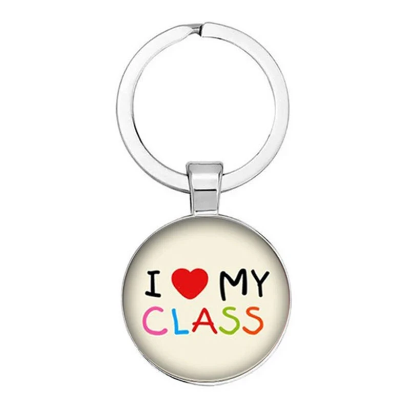 New Handmade Teacher Keychain Glass Cabochon Pendant Stylish Keychain Holder Happy Teachers Day Jewelry Gift Keychain
New Handmade Teacher Keychain Glass Cabochon Pendant Stylish Keychain Holder Happy Teachers Day Jewelry Gift Keychain