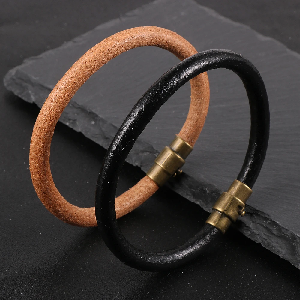 Nabest 6mm Wide Genuine Leather Bracelet for Men Women Black Khaki Couple Bracelets Metal Magntic Buckle Trend Business Bangles
Nabest 6mm Wide Genuine Leather Bracelet for Men Women Black Khaki Couple Bracelets Metal Magntic Buckle Trend Business Bangles